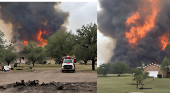 Texas Wildfires Rage on, Forcing Evacuations and Leaving Devastation